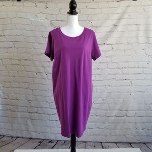 Ava & Viv purple t-shirt dress